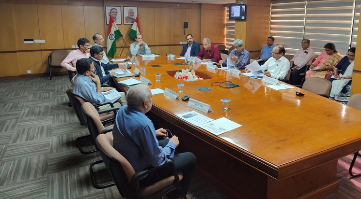 38th Meeting of the Independent External Monitors (IEMs) for overseeing the implementation of IP programme for the period 01.04.2022 to 30.09.2022 was held on Tuesday, 11.10.2022 at 03:00 PM at 1st floor Conference Room, TCIL Bhawan, New Delhi. 38th Meeting of the Independent External Monitors (IEMs) for overseeing the implementation of IP programme for the period 01.04.2022 to 30.09.2022 was held on Tuesday, 11.10.2022 at 03:00 PM at 1st floor Conference Room, TCIL Bhawan, New Delhi.